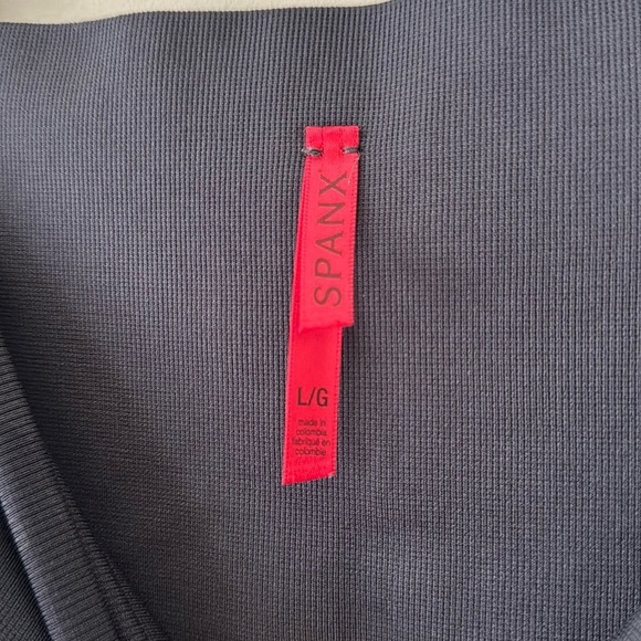 SPANX LOOK AT ME NOW LEGGINGS GRAY CAMO SIZE LARGE - Picture 4 of 6